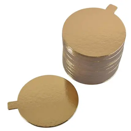 BASE MONOPORCION DORADA 10.2X5.3CM 50PZ