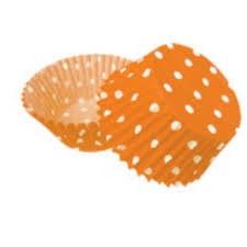 CAPACILLO STD POLKA DOT NARANJA 100pz