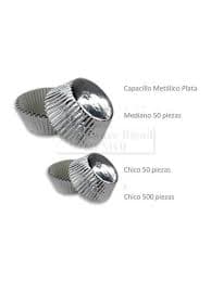 CAPACILLO MED PLATA 50pz