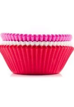 CAPACILLO STD ROJO-ROSA-BLANCO PLISADO PAPEL C/15