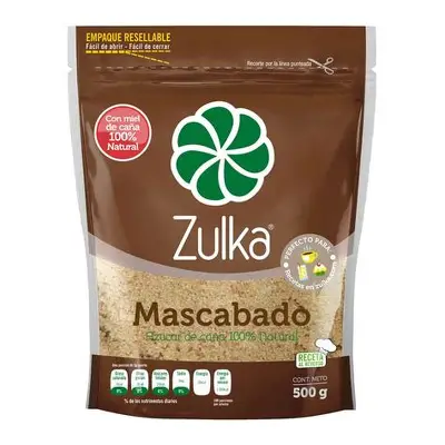 ZULKA AZUCAR MASCABADO 500 GR