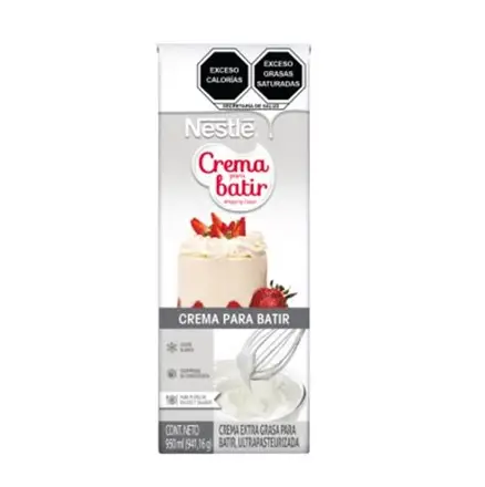 CREMA PARA BATIR NESTLE 950 ML