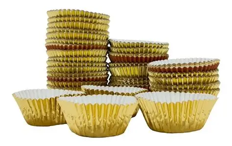 CAPACILLO STD DORADO METÁLICO 500pz