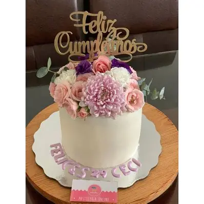 FLORES PASTEL C/TOPPER