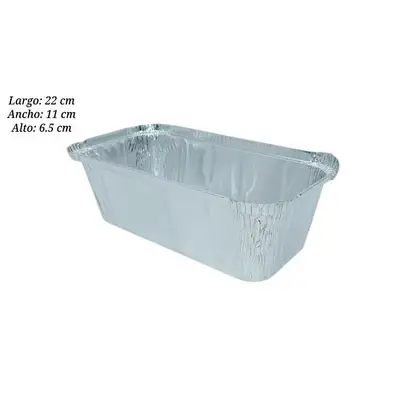 MOLDE ALUMINIO 0.9KG. PANQUES CON CEJA 500pz