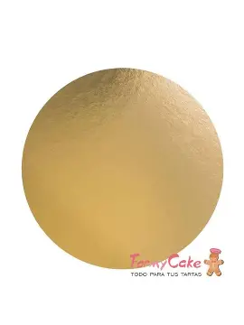 BASE DORADA CORAZON 22 CM