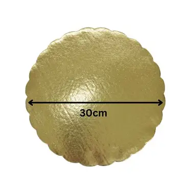 BASE DORADA LISTON 30 CM