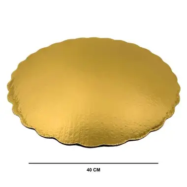 BASE DORADA LISTON 40 CM