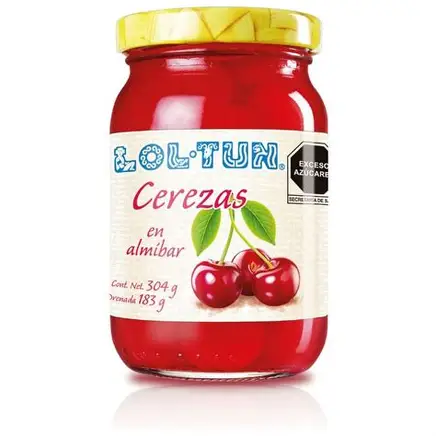 Cereza Roja C/Tallo Lol Tun 3.5 Kg. (Pieza)