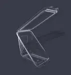 BISAGRA TRIANGULAR DE PS/T, 17X9X7, PARA SANDWICH. 250 PZAS