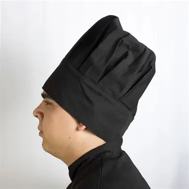 GORRO CHEF NEGRO