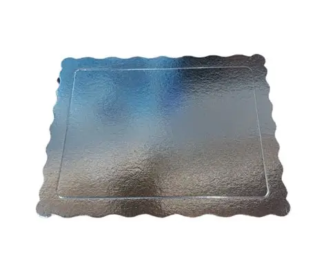 Plancha doblecorru plata 46x66cm c/25p