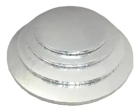 DISCO DOBLE CORRUGADO PLATA 43CM