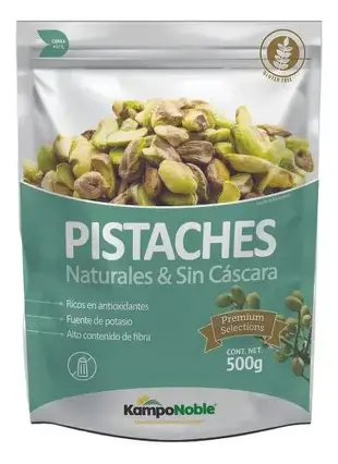 PISTACHE SIN CASCARA 500 GRS