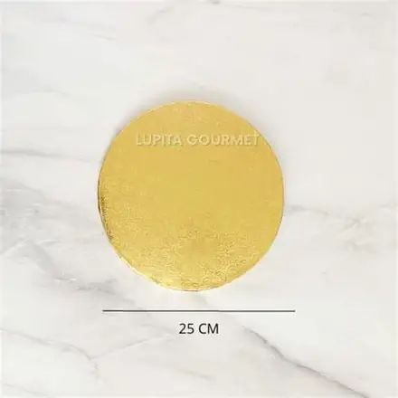 BASE MDF DORADO 25CM