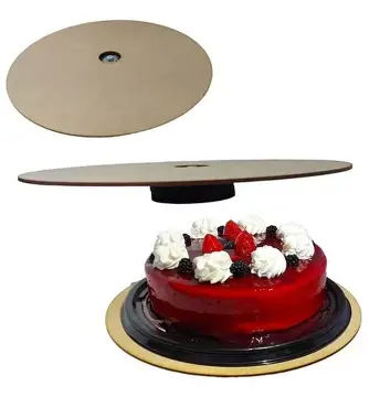 BASE MDF CUADRADA BLANCO 35CM