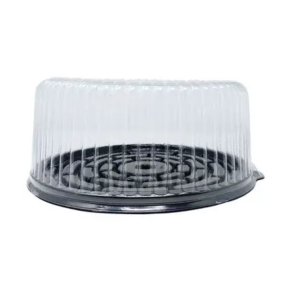 DOMO Y PLATO NEGRO PASTEL 25 CM