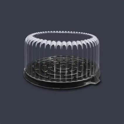 DOMO Y PLATO NEGRO PASTEL 32 CM