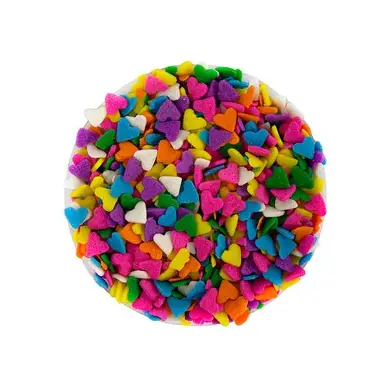 100gr CONFETI MINI CORAZON RJ RS B 52508