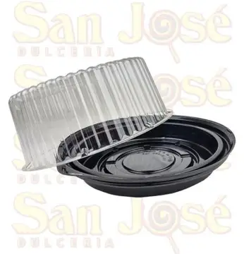 BASE PS/N Y DOMO ALTO PS/T, DIAM 28X11 CM ALT. PASTEL REDONDO. 100 JGOS.