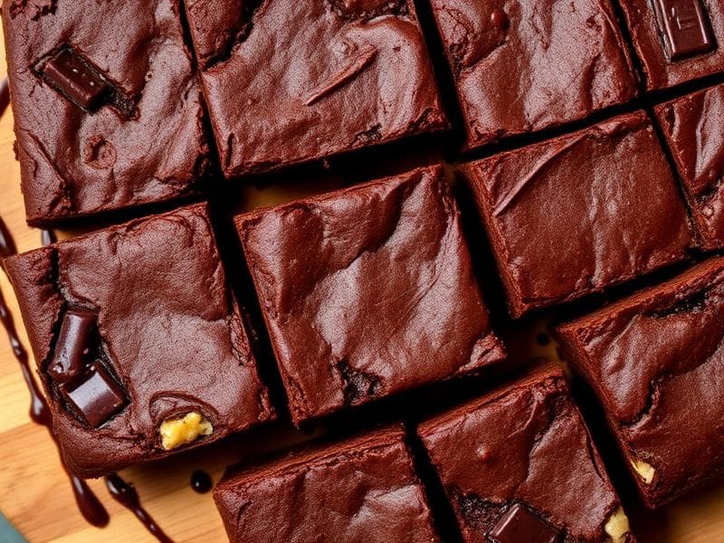 Brownies de Chocolate Callebaut